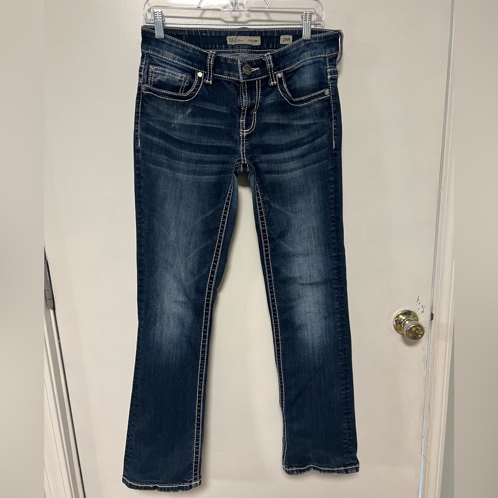 BKE Denim Culture Dark Wash Boot Cut Jeans 28R
